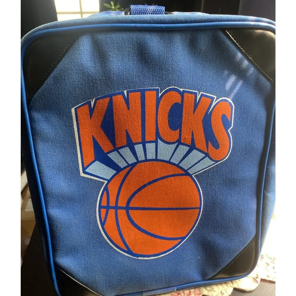 Vintage 90s New York Knicks NBA Basketball Starter Duffel Gym Bag Used